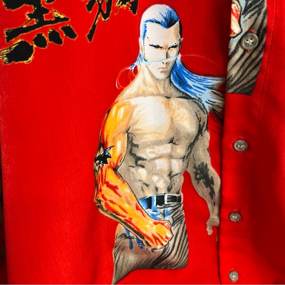 Billionbay button up shirt Anime men’s xxl - Picture 4 of 6